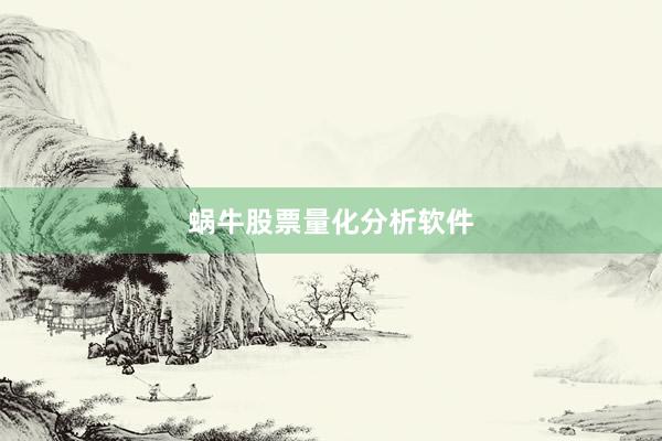 蜗牛股票量化分析软件
